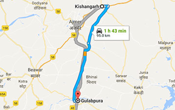 Kishangarh to Gulabpura Project